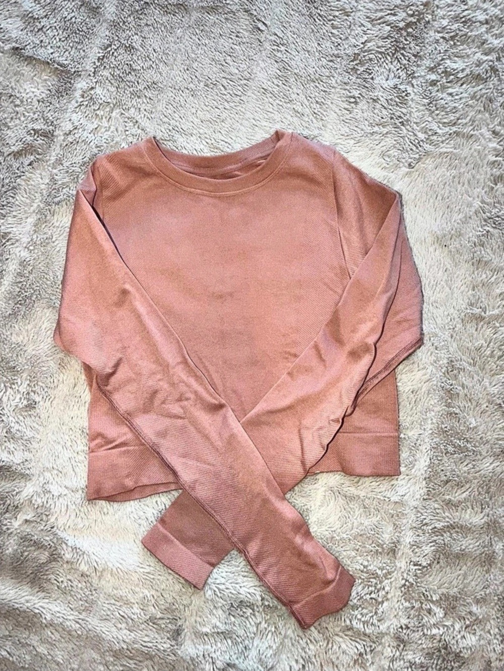 All in Motion Women'Small Seamless Long Sleeve T-Shirt Pink Small